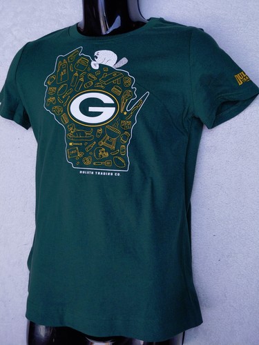 Nwt green bay packers - green, m